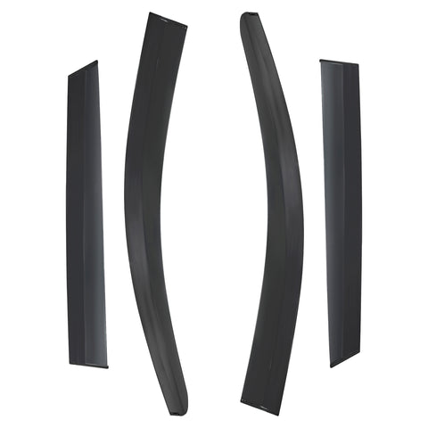 4pcs Of Front & Rear Wind Deflectors for Nissan: Qashqai 2014-2021