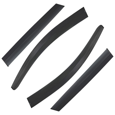 4pcs Of Front & Rear Wind Deflectors for Nissan: Qashqai 2014-2021