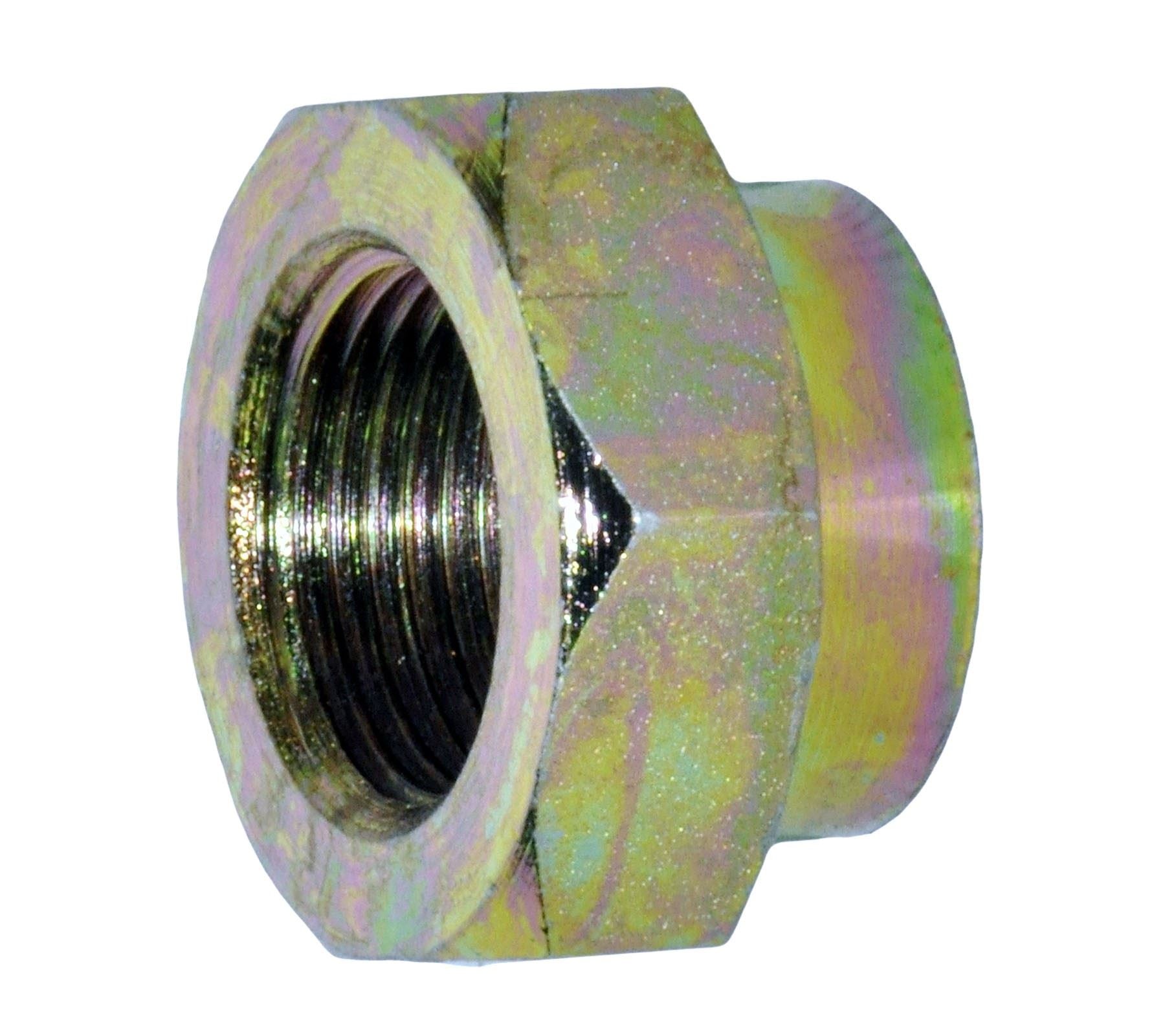 Front hub securing nut close up for Citroën hatch and sedan