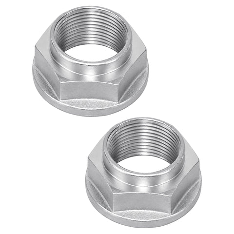 X2 Rear Hub Nut Bearing Nut For Peugeot 406 407 508 607 Partner 373917 373928