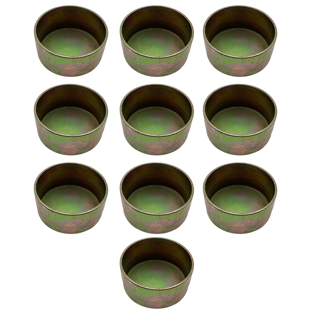 10x Rear Wheel Hub Grease Dust Caps Bulk Pack for Peugeot Citroën - 374032