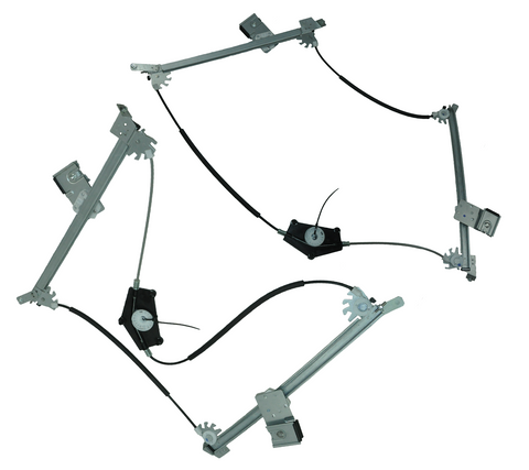 Front Window Regulator Left & Right (Pair) For Porsche: 911.0, Boxster, Cayman
