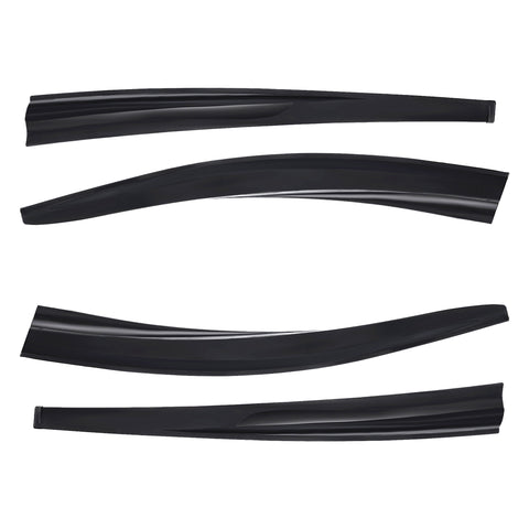 4pcs Of Front & Rear Wind Deflectors for Renault: Megane, Megane CC 2009-2016 SEDAN