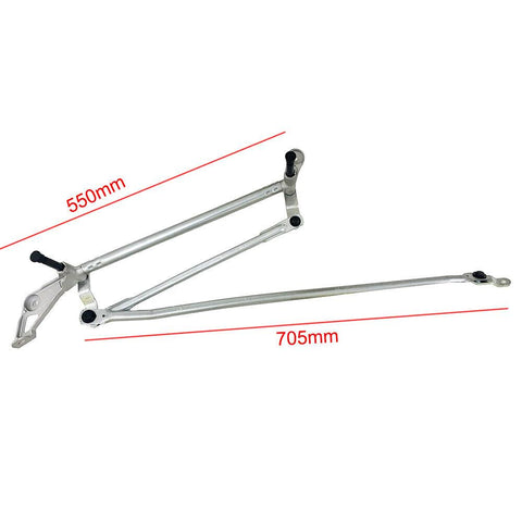 Renault Clio front wiper linkage and motor unit close up