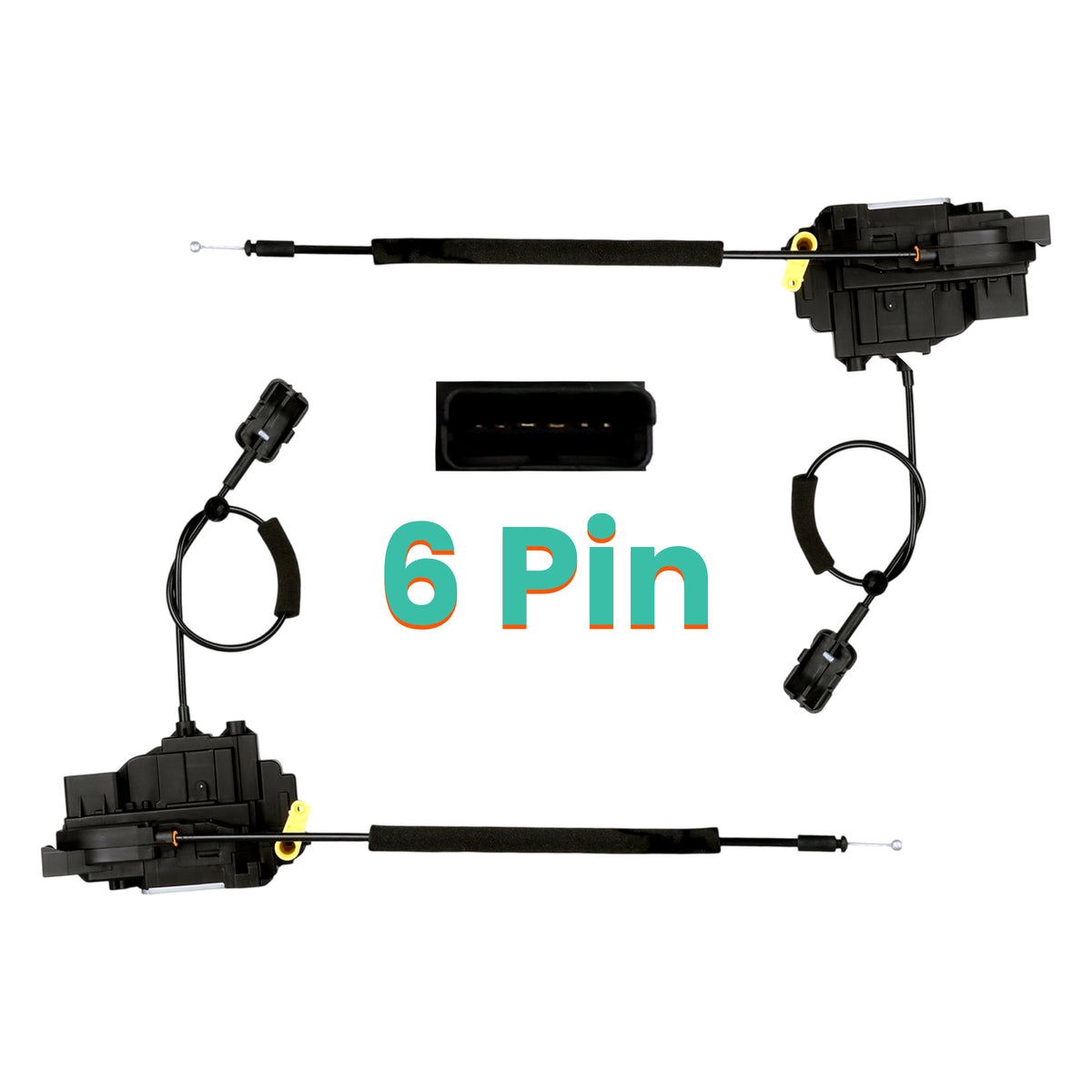 Pair Front Left & Right Door Lock Actuators for Renault Master MK3 Vauxhall Movano B Nissan NV400 - OE 805030009R 805020009R