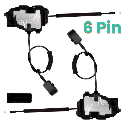 Pair Front Left & Right Door Lock Actuators for Renault Master MK3 Vauxhall Movano B Nissan NV400 - OE 805030009R 805020009R
