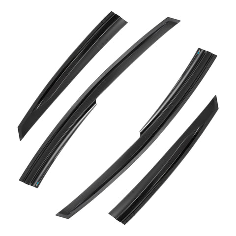 4pcs Of Front & Rear Wind Deflectors for Toyota: Prius 2009-2012 SEDAN