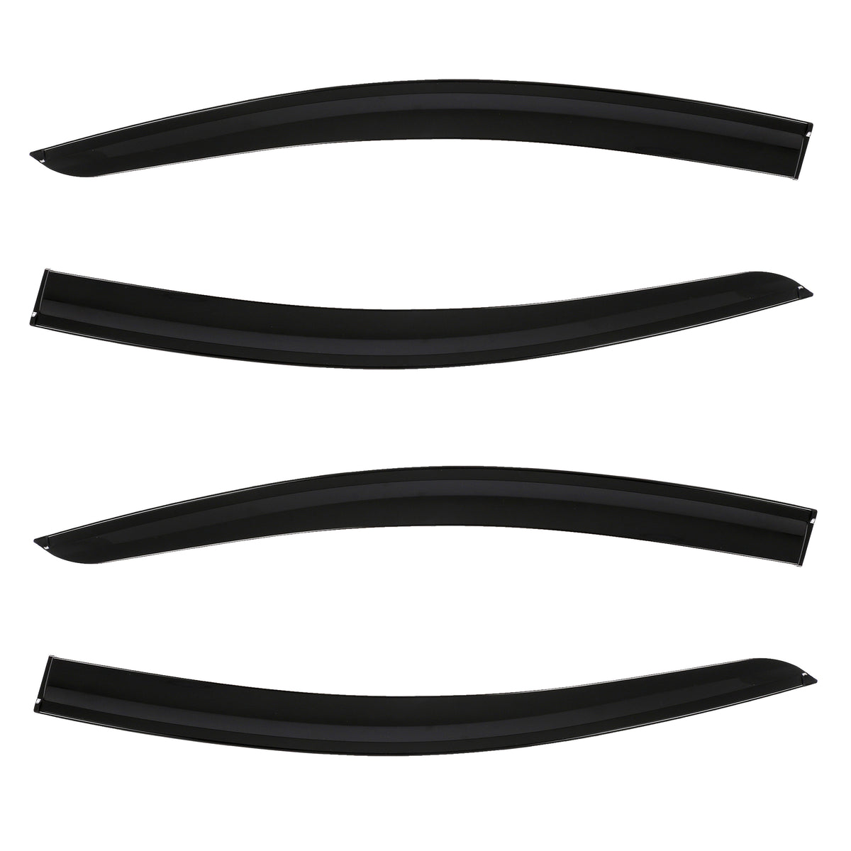 4pcs Of Front & Rear Wind Deflectors for Toyota: Corolla 2019- SEDAN