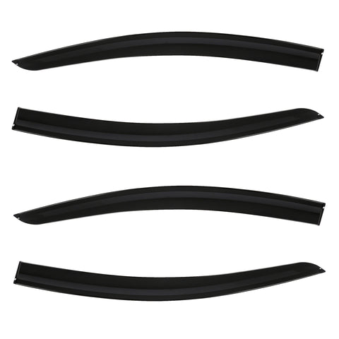 4pcs Of Front & Rear Wind Deflectors for Toyota: Corolla 2019- SEDAN