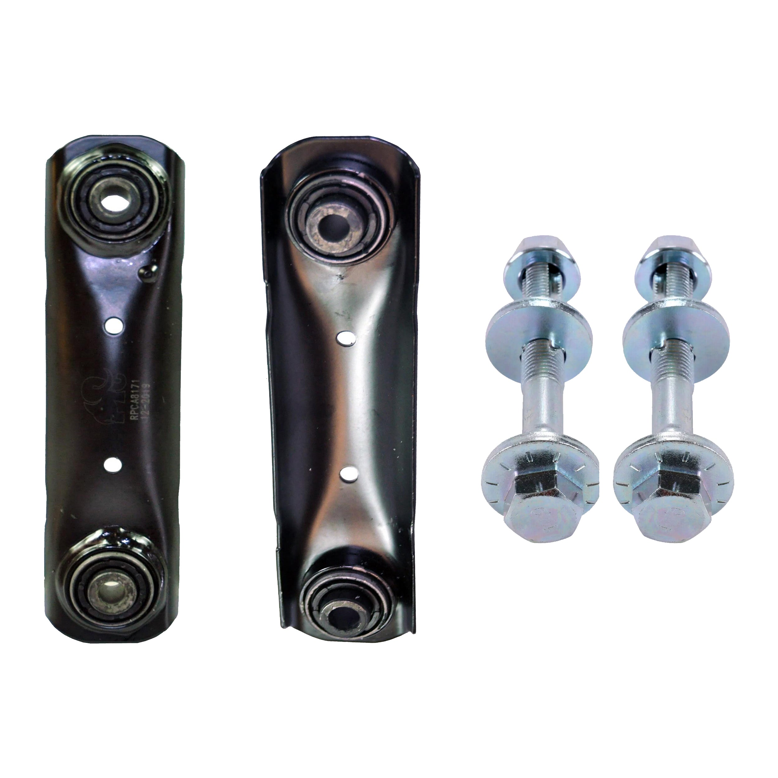 Pair of Rear Lower Camber Control Arms & Bolts for Vauxhall Vectra C, Signum, Saab 9-3, Fiat Croma | OEM 24422973, 13219171