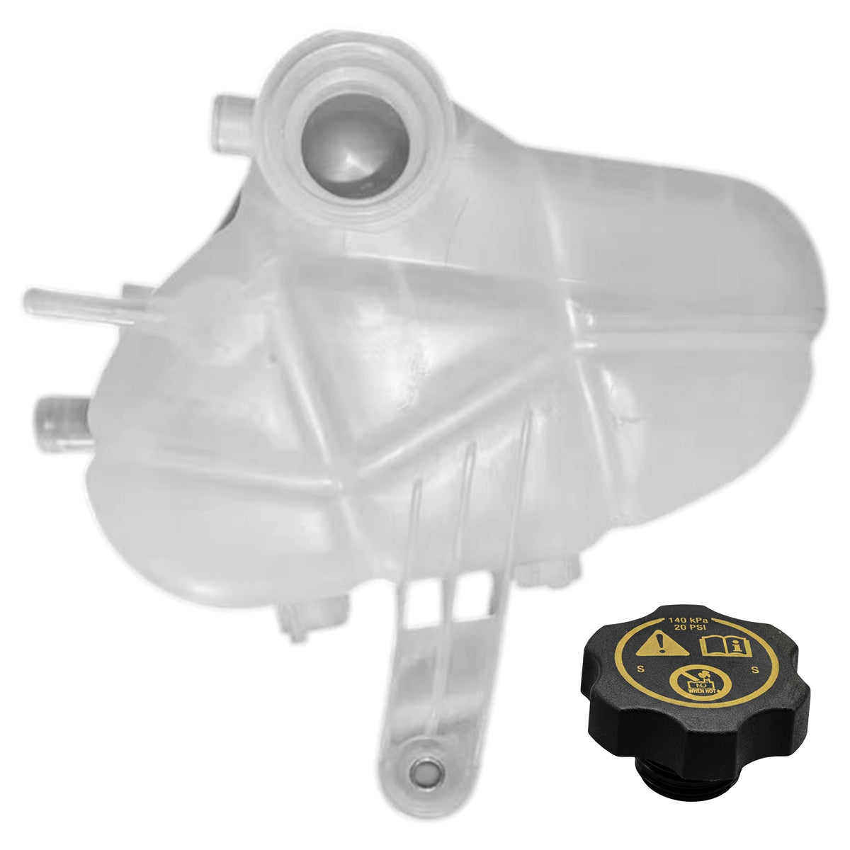 Radiator Coolant Expansion Header Tank for Vauxhall Corsa D 2006-2014 - OE 55702165 13312278
