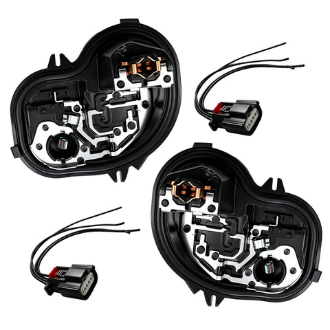 Rear Left & Right Tail Light Bulb Holders Pair with Repair Plugs for Vauxhall Astra K (2015-2022)