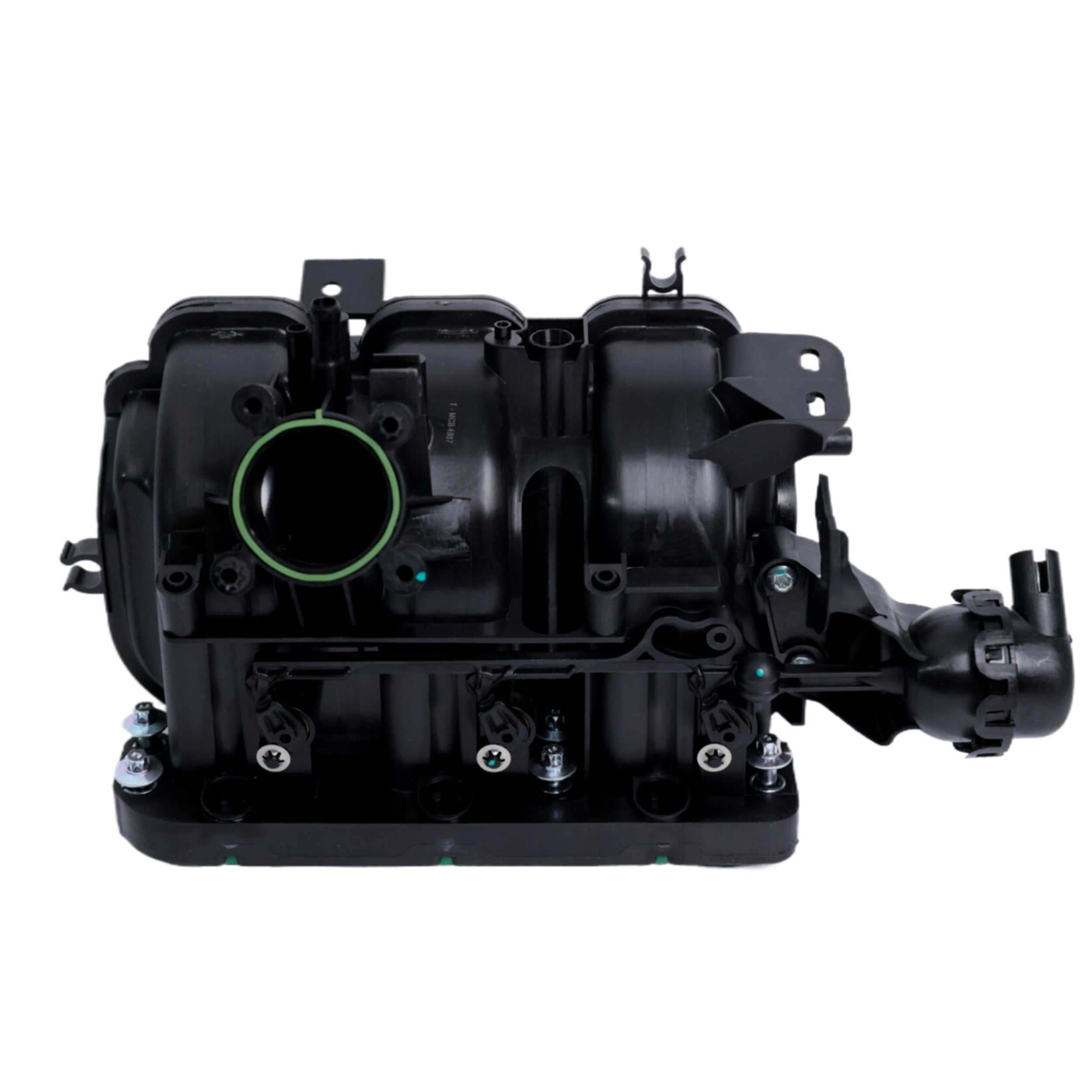 Back view of the Vauxhall Corsa intake manifold with visible connections