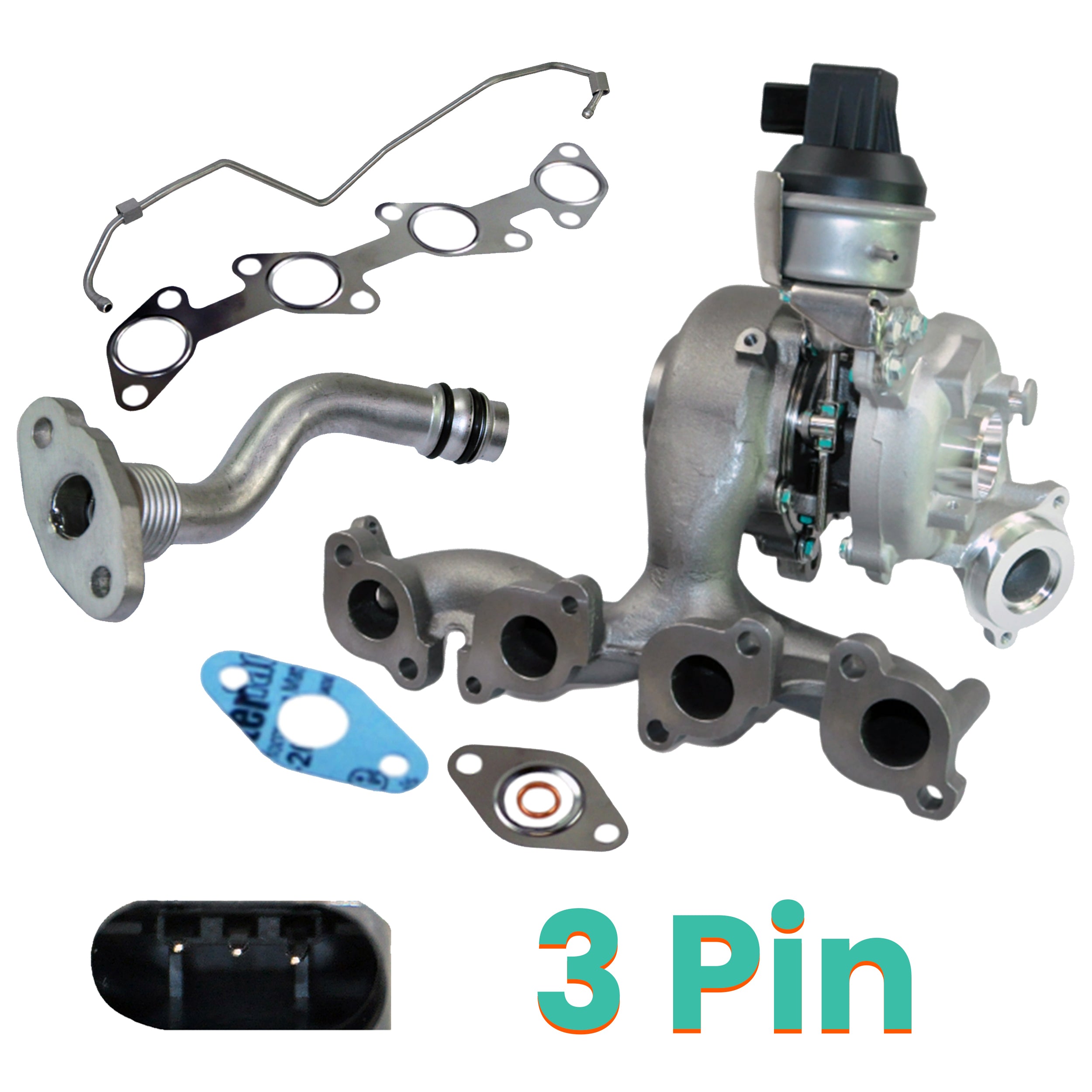 turbocharger OEM 03L253010C for Audi A3 2.0 TDI