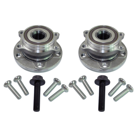 2x Front Wheel Hub Bearing Kit For Audi: A1, A3, Seat: Alhambra, Altea, Skoda: Octavia, Superb VW: Beetle, Caddy