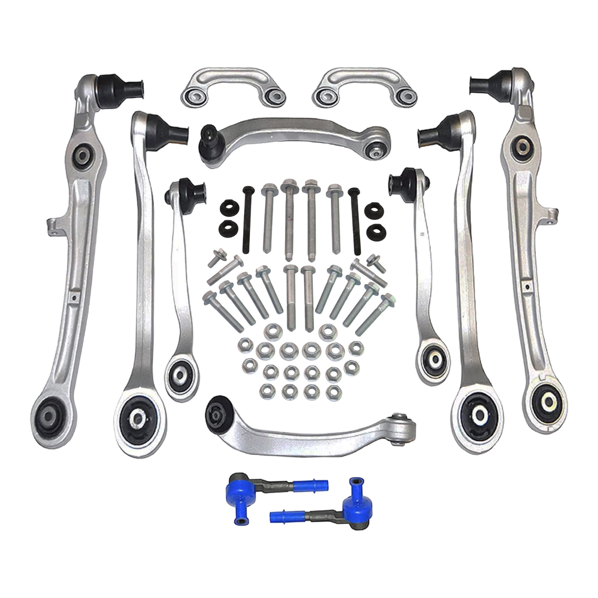 Front Suspension Wishbones Track Control Arm Arms Kit For Audi: A6, A6 Allroad