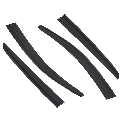 4pcs Of Front & Rear Wind Deflectors for VW: Golf 2003-2009 HB 5D, VW GOLF 2009-2013 HB 5D
