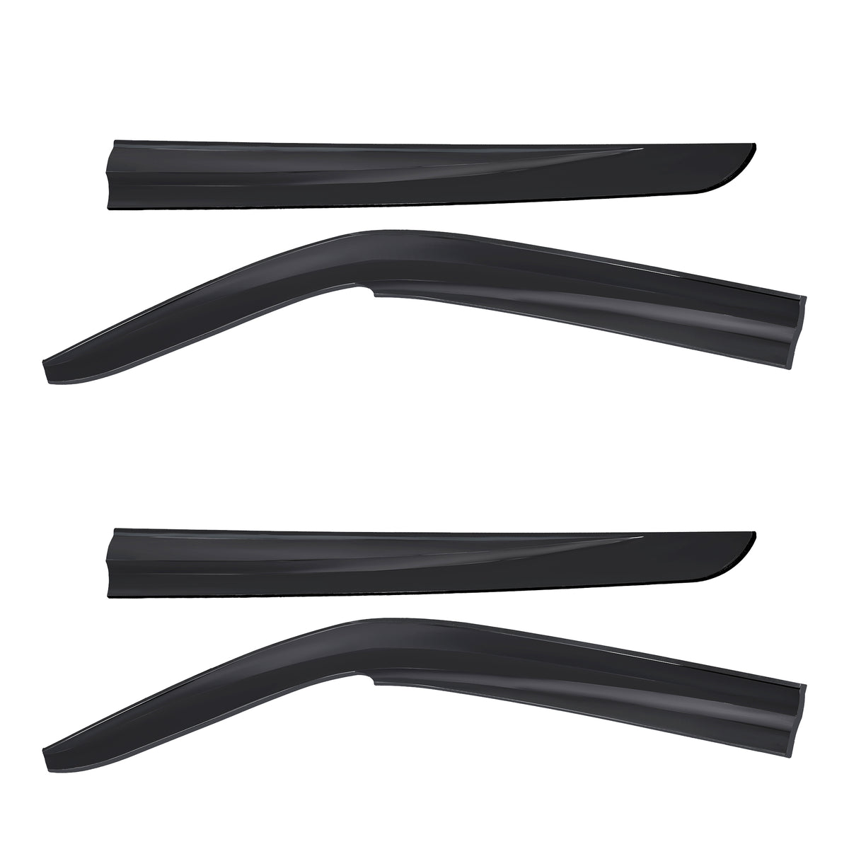 2pcs Of Front Wind Deflectors for VW: CARAVELLE, Multivan