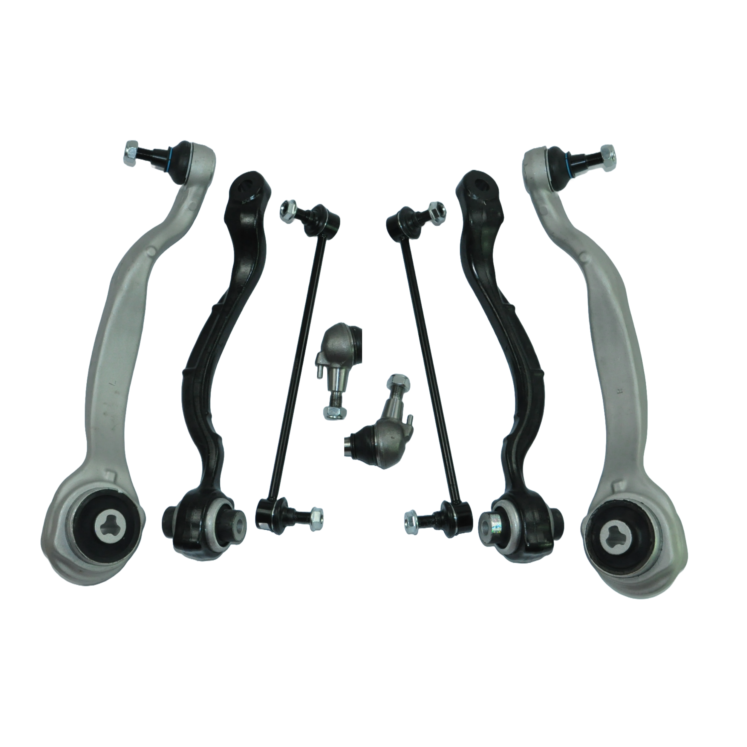 Front Upper Lower Wishbone Control Arms Kit for Mercedes-Benz: E-Class ...