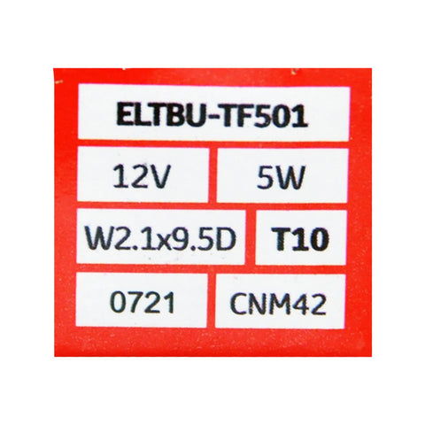 T10 501 Bulbs 12v 5w Sidelight Capless Number Plate W5w Halogen Car Bulbs X10