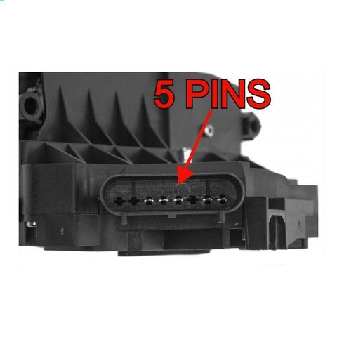 Front Right Driver Side Door Lock Mechanism 5 Pin For Volvo: S60, V60, XC60