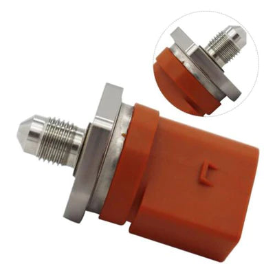 Fuel High Pressure Sensor for Audi: A1, A3, A4, A4 Allroad, A5, A6, A7, A8, Q3, Q5, R8, TT, Seat: Alhambra, Altea, Altea XL, Exeo, Ibiza, Leon, Toledo, Skoda: Fabia, Octavia, Rapid, Roomster, Superb, Yeti,