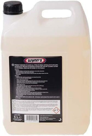 Wynns - Off Car DPF Diesel Particulate Filter Cleaner Flush Removes Deposits 5L