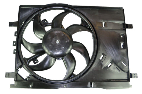 Radiator Cooling Fan With Motor 1341392 For Fiat Punto Evo, Grande Punto 1.2, 1.4