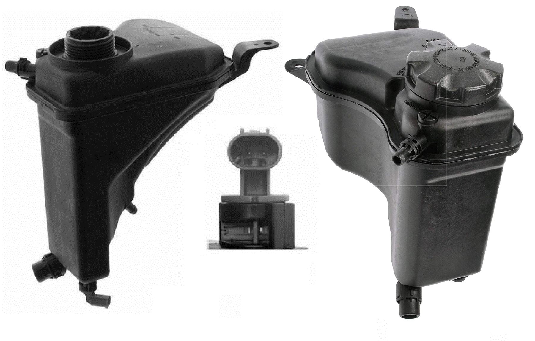 BMW 1, 3, X1, Z4 Radiator Coolant Expansion Header Tank 17137607482 17137640514