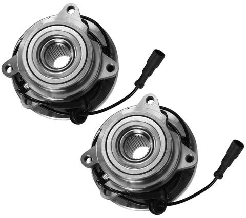 2x Wheel Bearing Hub With ABS Sensor Front For Land Rover Discovery 2 TAY100060