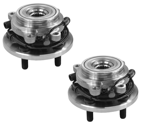 2x Wheel Bearing Hub With ABS Sensor Front For Land Rover Discovery 2 TAY100060