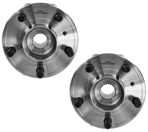 2x Wheel Bearing Hub With ABS Sensor Front For Land Rover Discovery 2 TAY100060