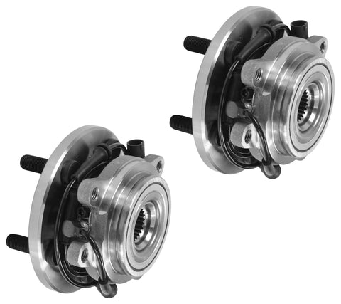 2x Wheel Bearing Hub With ABS Sensor Front For Land Rover Discovery 2 TAY100060