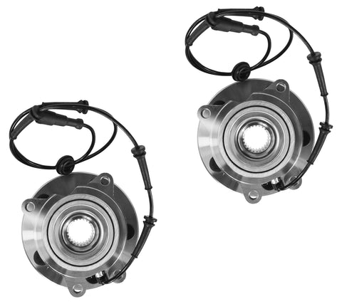 2x Wheel Bearing Hub With ABS Sensor Front For Land Rover Discovery 2 TAY100060