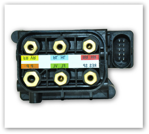 Air Suspension Solenoid Valve Block for Mercedes-Benz: CLS, E-Class, GL-Class, GLE, GLS, M-Class, R-Class, S-Class