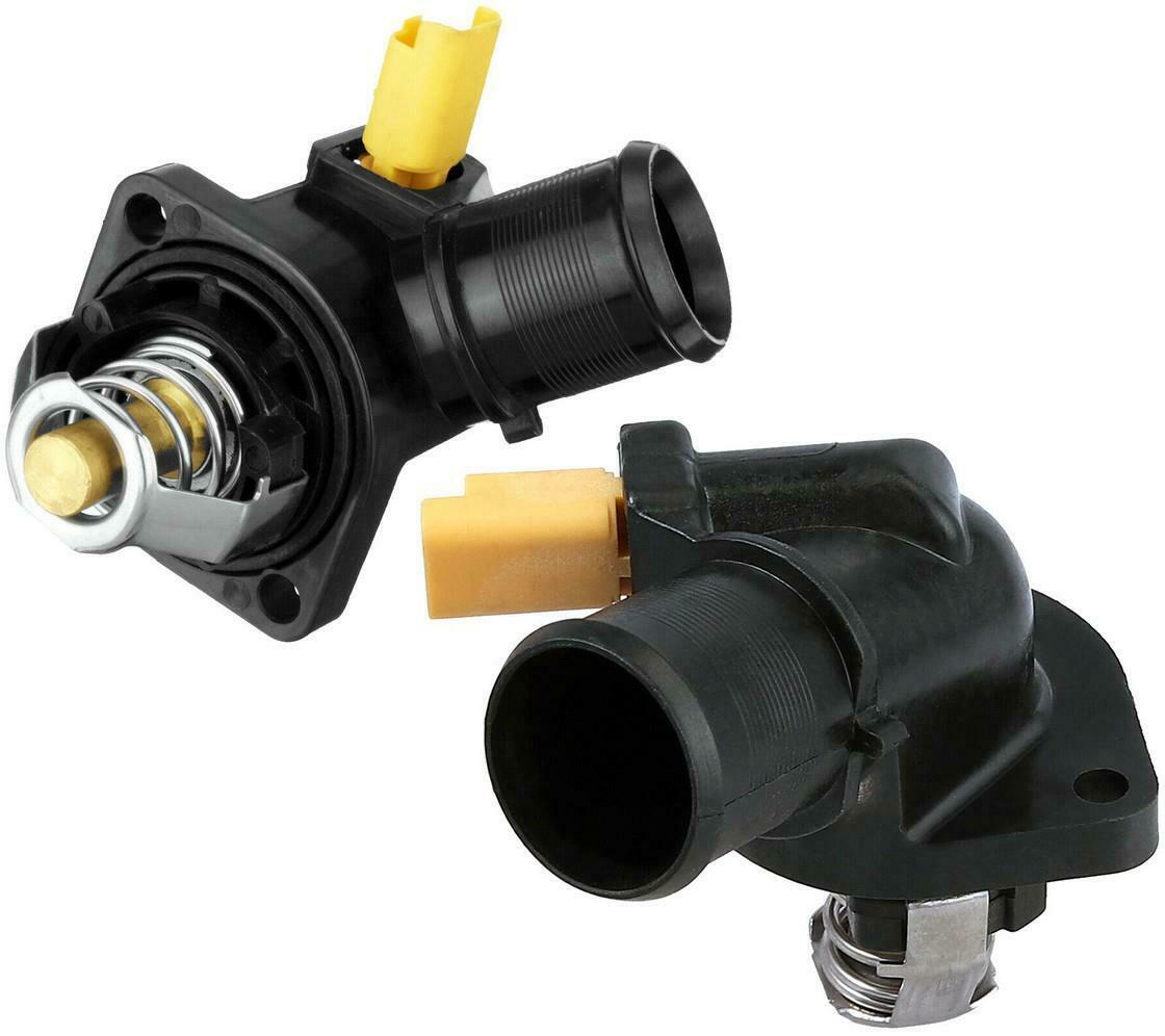 Thermostat with Housing for Citroën C2/C3, Fiat Fiorino, Peugeot 206+/207 (1.4 Petrol)