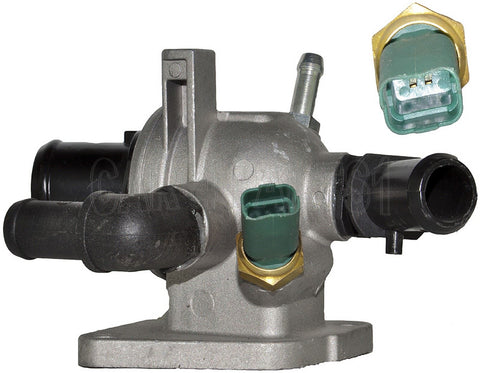 Thermostat + Housing + Sensor For Alfa Romeo, Fiat, Lancia & Vauxhall/Opel 93184200, 55194271