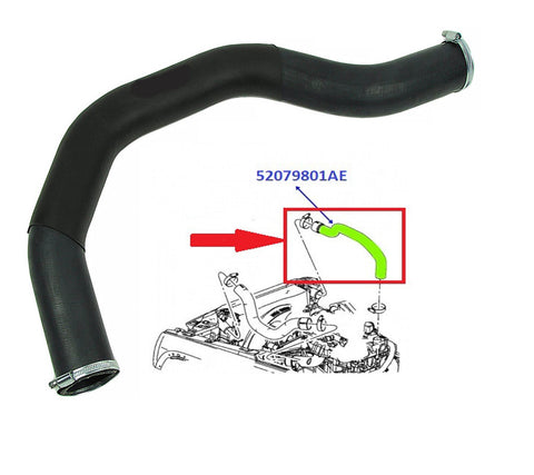 Turbo Intercooler Hose Pipe For Jeep Cherokee, Liberty 2.5Crd, 2.8Crd 52079801Ad