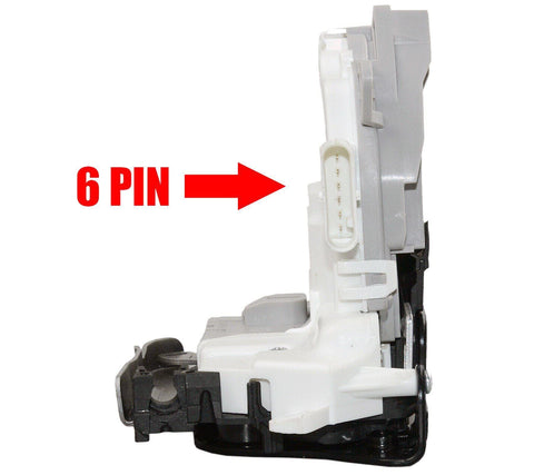 Rear Right Driver Door Lock Latch Catch (6 Pins) For Audi/Vw-D2P Autoparts