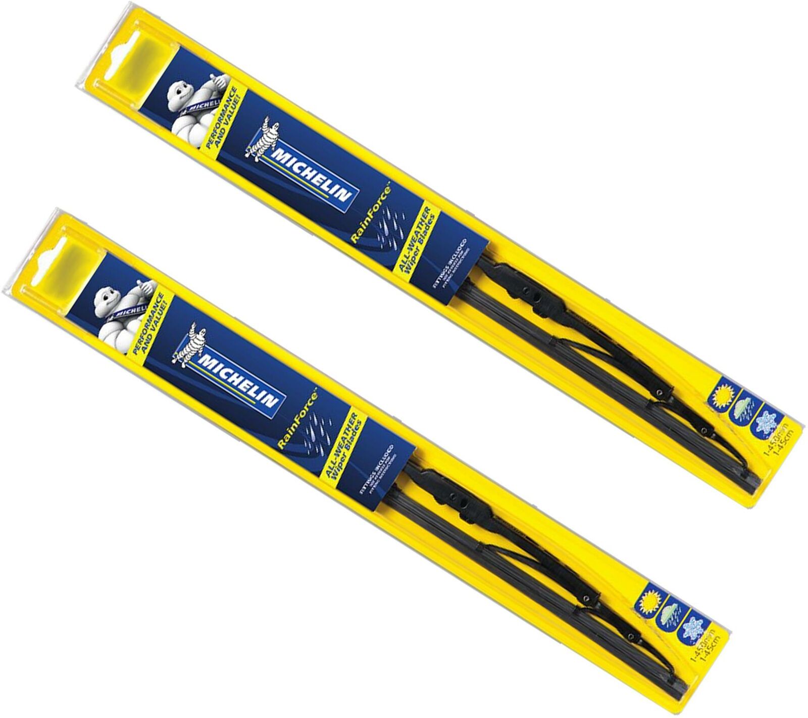 MICHELIN RAINFORCE Traditional Front Wiper Blades Set 500mm/20" + 530mm/21''