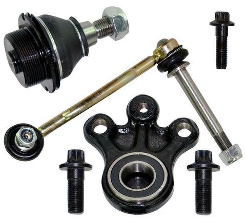 Front Left Lower & Upper Ball Joint & Link Kit 364058+364057+508752 For Citroen C5, C6 & Peugeot 407, 508