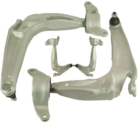 Pair Of Front Lower Suspension Wishbone Track Control Arms For Honda Civic Mk8 (2005-2016)
