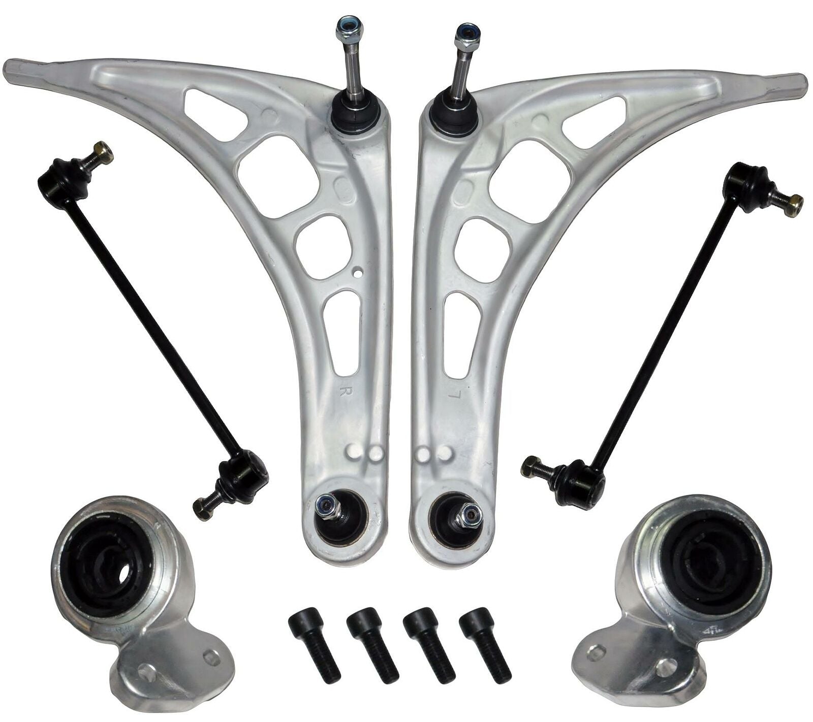 Front Lower Suspension Wishbone Track Control Arms Kit For Bmw 3 Series E46 (1998-2007) 31126777851