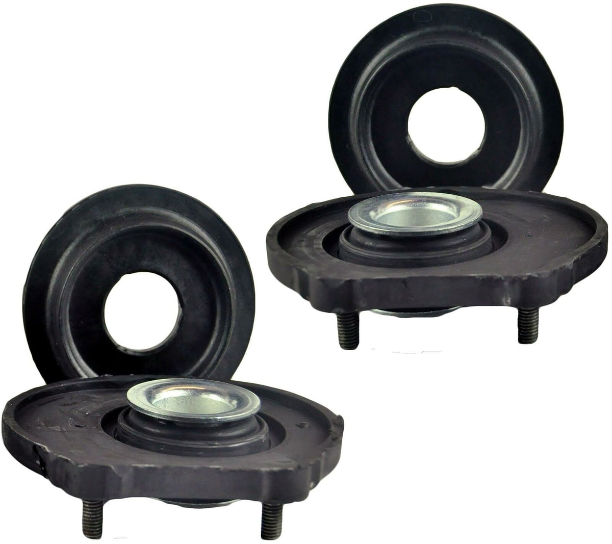 Pair Of Front Top Strut Mounts & Bearings Citroen Nemo, Fiat Qubo, Linea, Florino, Punto, Peugeot Bipper