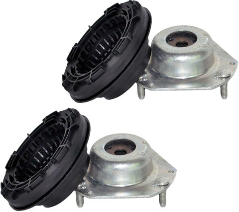 Pair Of Front Suspension Top Strut Mounts & Bearings For Ford Fiesta Mk6 (2008-2017)