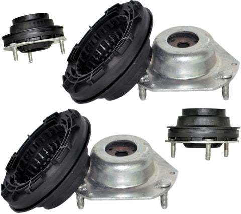 Pair Of Front Suspension Top Strut Mounts & Bearings For Ford Fiesta Mk6 (2008-2017)