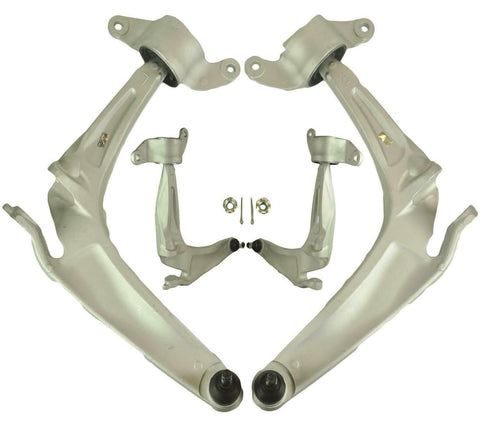 Pair Of Front Lower Suspension Wishbone Track Control Arms For Honda Civic Mk8 (2005-2016)