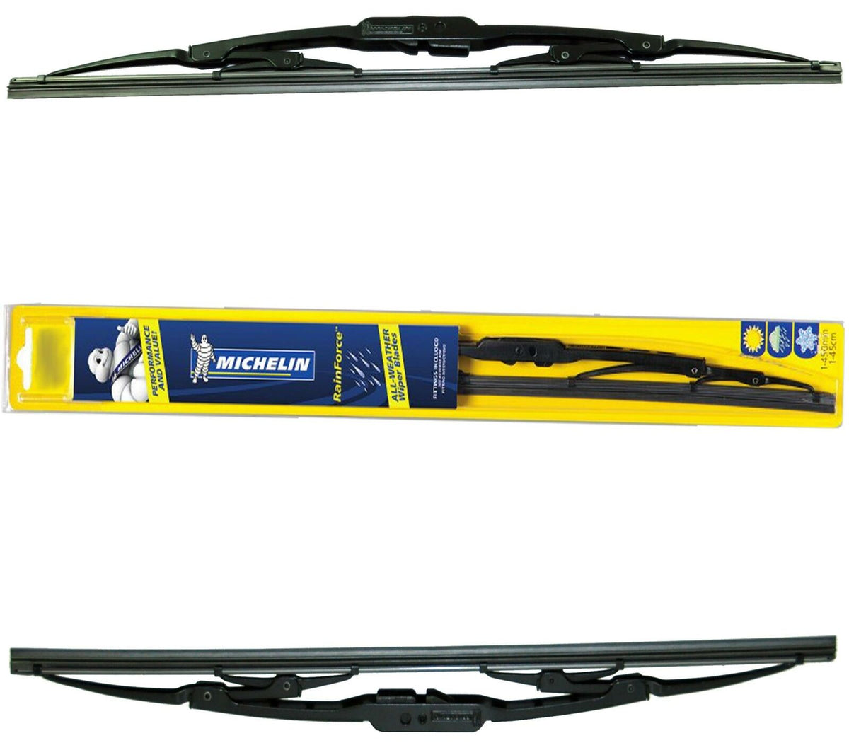 MICHELIN RAINFORCE Traditional Front Wiper Blades Set 500mm/20" + 660mm/26''