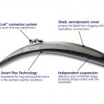 Genuine MICHELIN STEALTH Hybrid Front Wiper Blade 21 Inches, 53 Cm