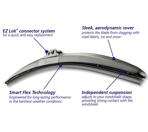 Genuine MICHELIN STEALTH Hybrid Front Wiper Blades Set 400mm/16'' + 500mm/20''